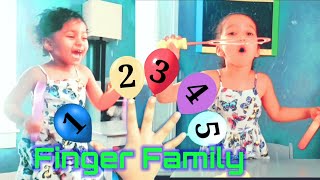 FINGERS FAMILY SONG | FINGERS FAMILY MUSIC | NURSERY RHYMES | BALLOONS | BUBBLES | KIDS SONG