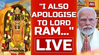 PM Modi Speech LIVE: PM Modi Ram Mandir Speech | Ram Mandir Inauguration News | India Today LIVE
