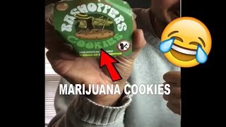 Girlfriend cheats on diet with edible marijuana cookies😂🍪 - hammytv prank on girlfriend