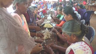 അന്നദാനത്തിലെ സജീവത  .ഏര്യം ശ്രീ പുലിയൂർക്കാളി ക്ഷേത്രം