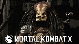 Mortal Kombat X - Predator Gameplay Trailer @ 1080p HD ✔