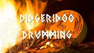 PURE DIDGERIDOO and SHAMANIC DRUMMING at Bonfire • Shamanic Meditation Music in the Wild