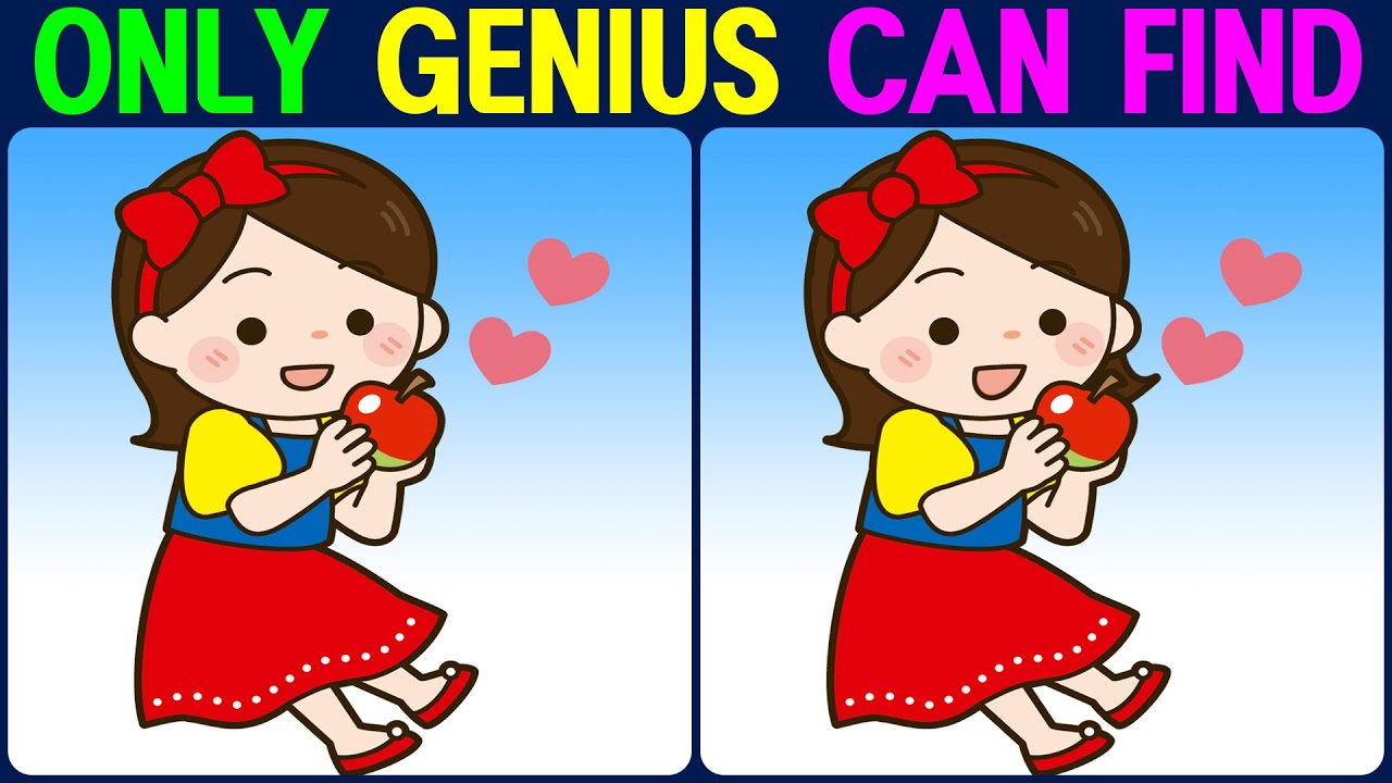 Only Genius Can Spot The Difference Youtube