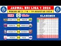 Jadwal Liga 1 2024 Pekan Ke 2 - Dewa United vs Persib - Persita vs Persija - Liga 1 Indonesia