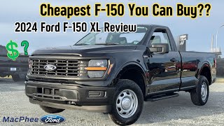 Cheapest F150 You Can Buy?? 2024 Ford F-150 XL Review