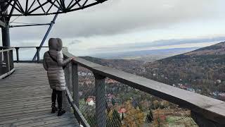 Wieża widokowa Sky Walk , Świeradów Zdrój (4k)