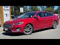 2020 Ford Fusion Titanium Hybrid + NAV, Moonroof, Powersplit Review | Island Ford