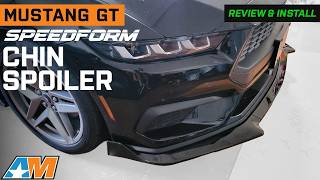 2024-2026 Mustang GT SpeedForm 3-Piece Chin Spoiler Review & Install