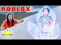 Ryan Escapes the Ice Monster in Roblox! Let’s Play Roblox Frosty Mountain Story with Ryan’s Mommy!!!