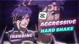 Aggressive Hard Shake Edit In "CAPCUT" | Trending Edit Tutorial 🔥