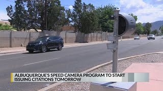 Albuquerque speed camera program to start issuing citations