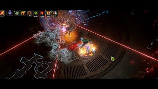 [POE 3.24] Elementalist EAB 17 Tier Map Boss Run [17티어 보스]