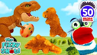 Fizzy's Dinosaur Fun Making Themed Lunch Boxes, Going To The Pet Vet & More 🦖|Compilation For Kids