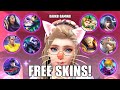 All 12 Free Skin Options From ALLSTAR Free Skin Event List | Mobile Legends