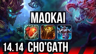 MAOKAI vs CHO'GATH (TOP) | 70% winrate, 10/2/15, 35k DMG, Dominating | BR Master | 14.14