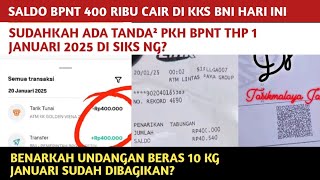 SALDO BPNT 400 RIBU CAIR DI KKS HARI INI❗️BENARKAH UNDANGAN BERAS 10 KG SUDAH MULAI DIBAGIKAN?