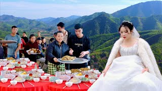 Đám cưới bản Tày cực vui  -  Cỗ áp rạp