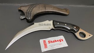 Karambit and Zatoichi inspired katana