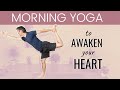 Morning Yoga to Awaken Your Heart | 30 Minute Practice | David O Yoga