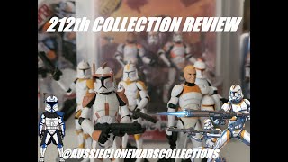 Star Wars The Clone Wars TCW 212th Collection figures review + Custom Clone CRYS!!