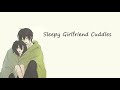 [ASMR] Cuddles with sleepy girlfriend [F4A] [personal attention] [hair play] [sleep-aid]