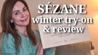 Sezane winter haul try-on review \u0026 new French girl style pieces in my wardrobe ❄️