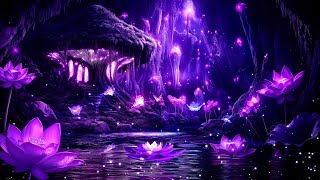 Magical Night 💜 Calm Deep Sleep Music ★ Fall Into a Peaceful Sleep