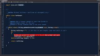 Java U08 lab Task A: getNonZeroLenString