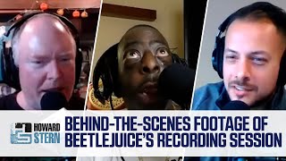 Beetlejuice Mouths Off to Stern Show Staff in Behind-the-Scenes Footage
