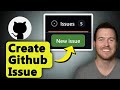 How to Open or Create an Issue on a Github Repository