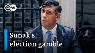 Britain's Prime Minister Sunak calls surprise general election | DW News