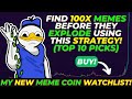 FIND 100X MEMES BEFORE THEY PUMP LIKE THIS! (MY PICKS)