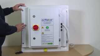 Servicing a Purified Air ESP unit.