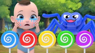Spiders like candy | Baby Shark & Finger Family +more Nursery Rhymes & Kids Songs | Kindergarten