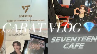 【CARAT VLOG】SEVENTEEN cafe 2023｜vlog｜セブチカフェ｜名古屋｜栄カフェ｜韓国カフェ巡り☕️