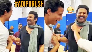Prabhas FUNNY Video At Adipurush Movie Sets | Kriti Sanon | Saif Ali Khan | Daily Culture