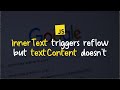 innerText vs textContent | Does the difference matter?
