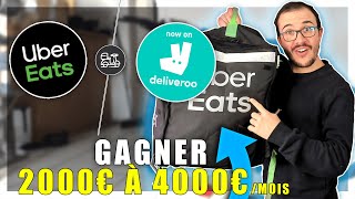 DEVENIR LIVREUR UBER EAT \u0026 DELIVEROO (mes résultats)