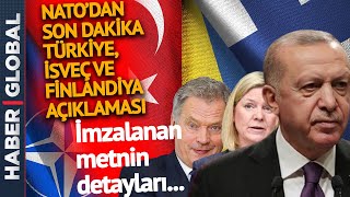 İŞTE TÜRKİYE'NİN ZAFERİ! NATO'dan Tarihi Açıklama: Türkiye, İsveç ve Finlandiya Arasında Mutabakat!