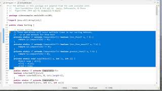 Sorting in Java Part 1 - Helper & Test Methods