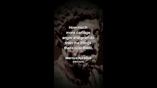 STOIC MOTIVATION - ANGER AND GRIEF - #stoic #marcusaurelius  #shorts