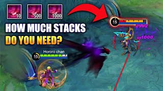 HOW MANY STACKS DO YOU ACTUALLY NEED FOR CECILLION MOBILE LEGENDS