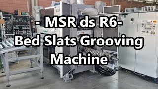 ZAFFARONI -  Bed Slats Grooving Machine MSR ds R6