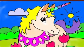 Nest learners | Beautiful Unicorn drawing | how to draw unicorn step by step | unicorn painting