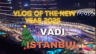 اجواء راس السنة 2025 بمول وادي اسطنبول 🎉 New Year’s 2025 Atmosphere at Vadi Istanbul MalI 🎄✨