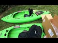 review of the leader accessories deluxe padded kayak seat installed. great back support