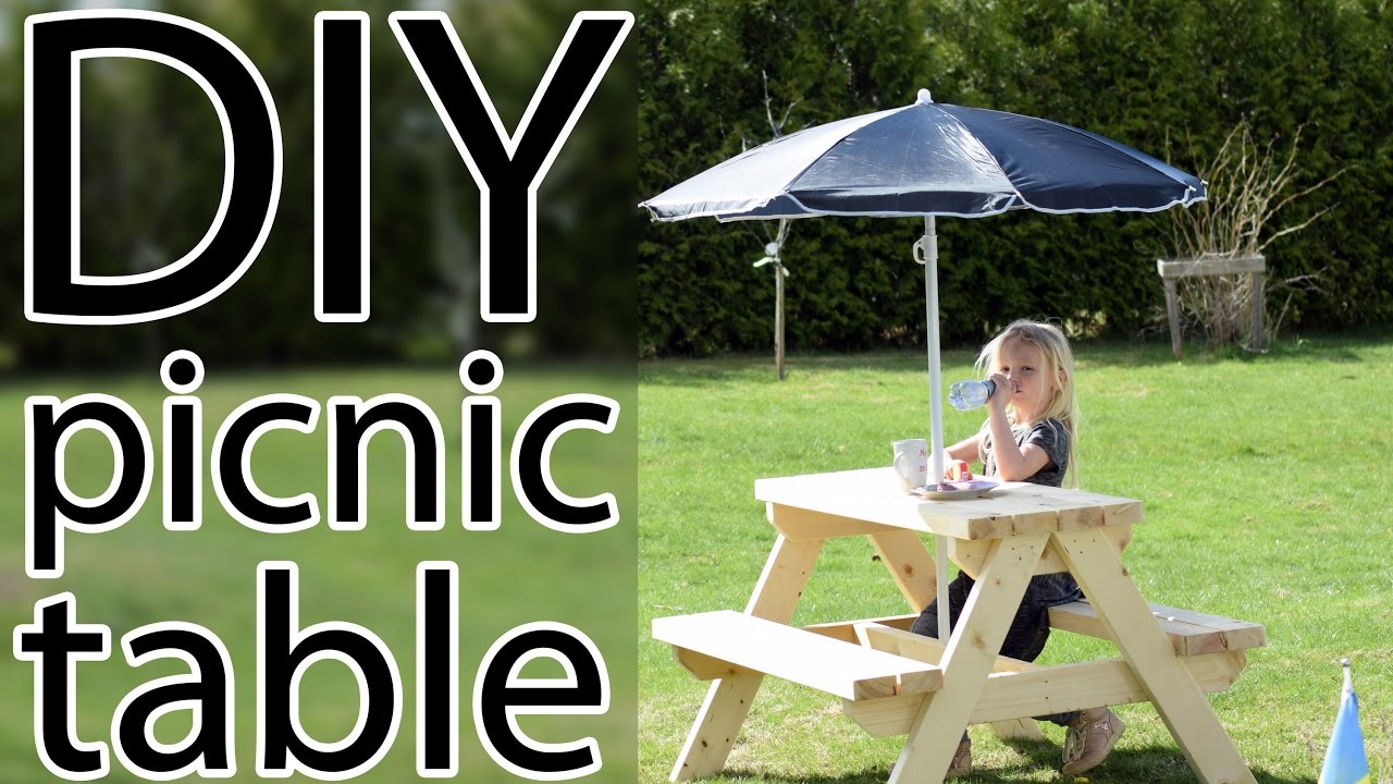 Diy Kids Picnic Table Youtube