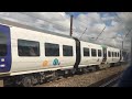 Class 195 Northern overtakes Class 319 Northern outside Preston