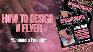 how to design a flyer using canva | diy flyers design