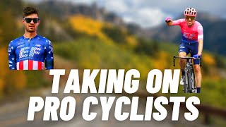 World Tour Cyclists Alex Howes \u0026 Mike Woods vs. CAT 3 | How Fast are Pro Cyclists? Boulder, CO